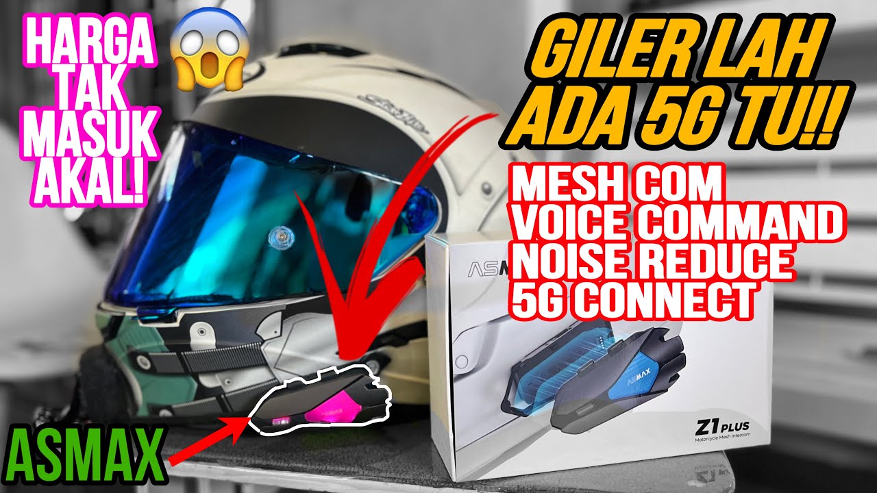 #978 INTERCOM  TERCANGGIH! MURAH PULAK TU!! ASMAX Z1 PLUS! MANTOP!