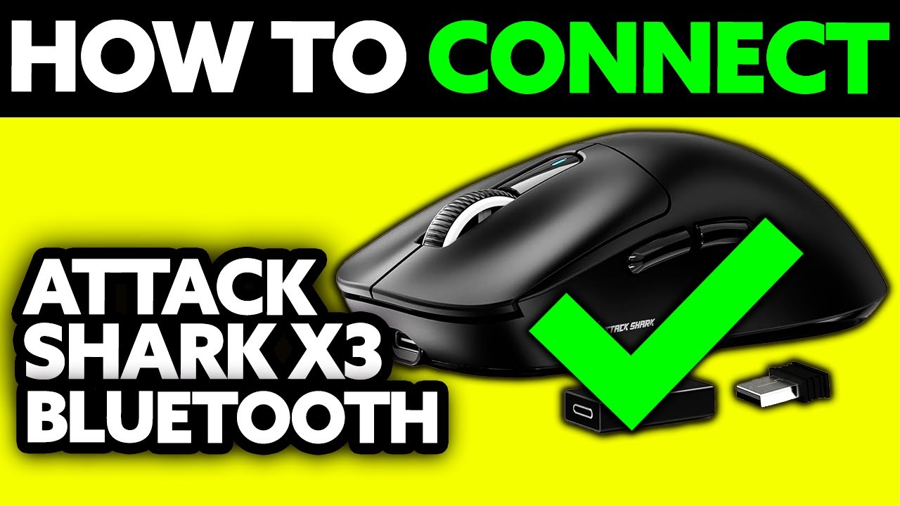 How To Connect Attack Shark X3 Bluetooth (2025) - Step by Step