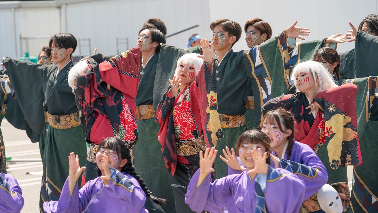 岐阜大学 騒屋 わざおぎ 2025/8/30 にっぽんど真ん中祭り イオンモール熱田会場　岐阜大学 よさこい どまつり