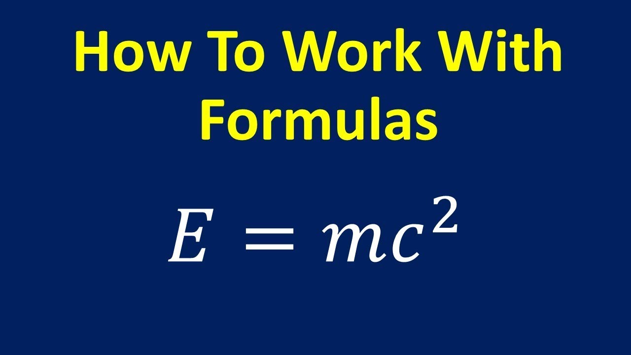 How To Work With Formulas (4 Keys Things To Know)