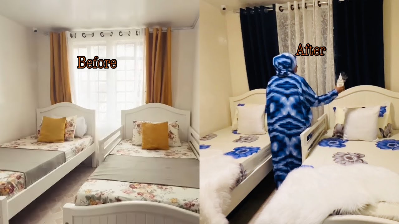 Before and after Qolka ilmaha Sidan uu qurxeye