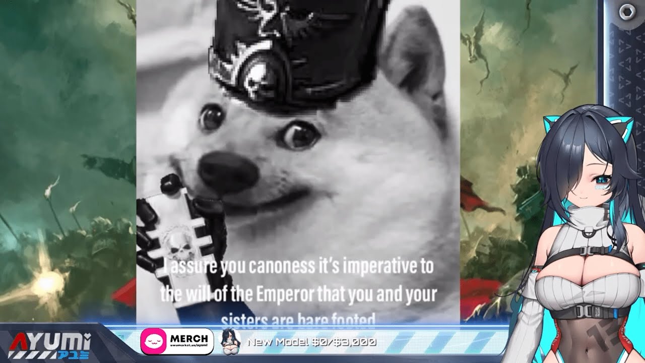 Oneesan VTuber Learns About The Sisters Of Battle In Warhammer ??