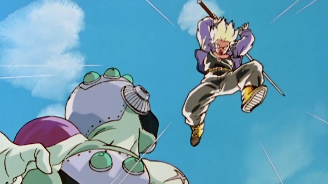 DBZ Kai: Future Trunks vs Mecha Frieza