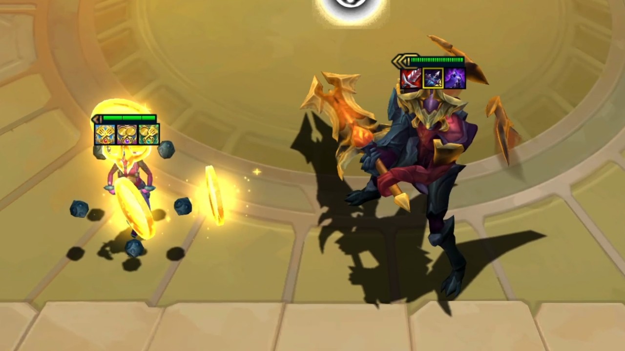 Aatrox 3 Star ⭐️⭐️⭐️ + Tactican's Crown + Cape + Shield Infinite Gold Tft Set 16