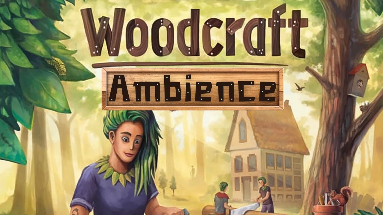 Woodcraft Ambience - Board Game Illustration Showcase with Acoustic Background Music and Sounds