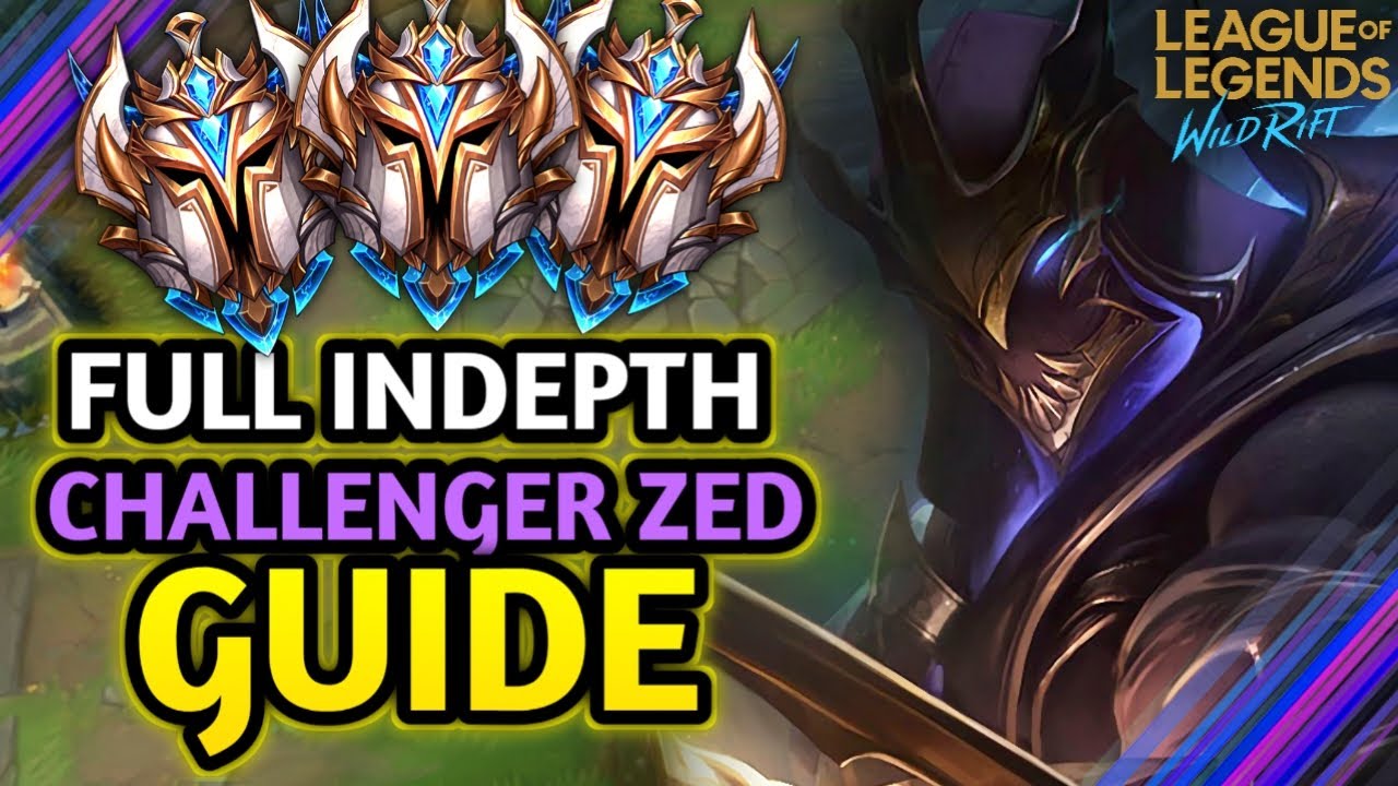 INDEPTH ZED GUIDE - Wild Rift ( Build & Early-Late Game )