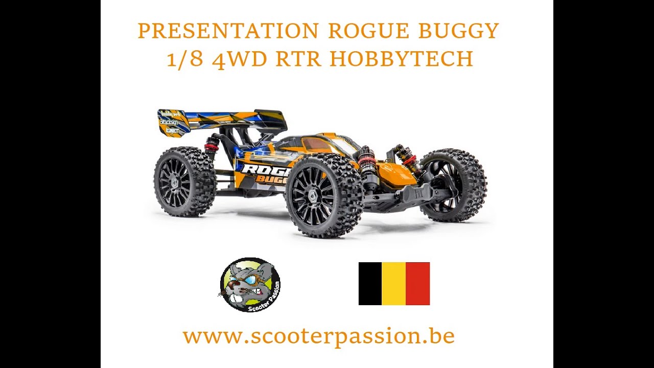 Présentation Buggy RC 1/8 ROGUE BUGGY Hobbytech