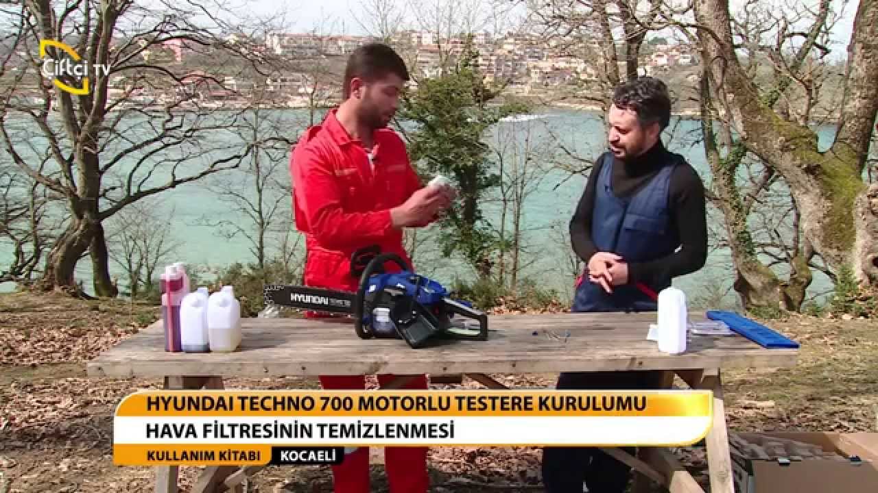 KULLANIM KİTABI - HYUNDAI TECHNO 700 MOTORLU TESTERE KURULUMU