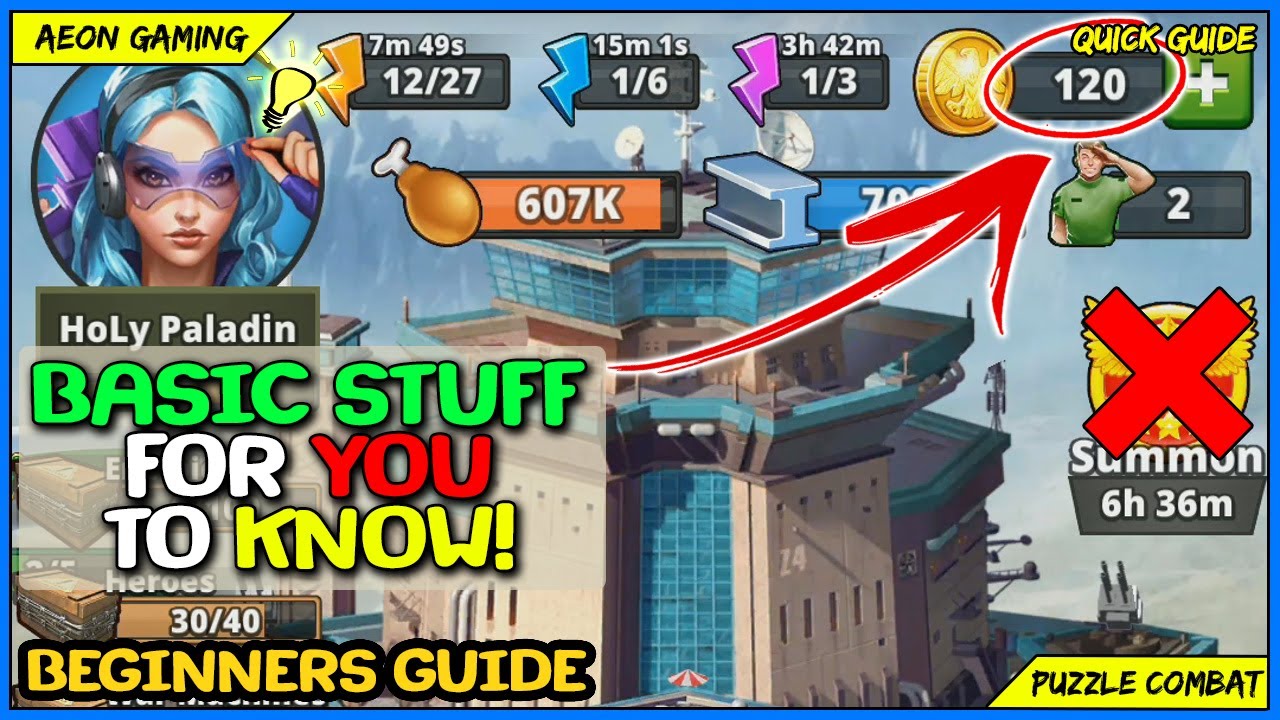 Puzzle Combat Basic Guides to Help You get Better Fast - Puzzle Combat |Quick Guide|