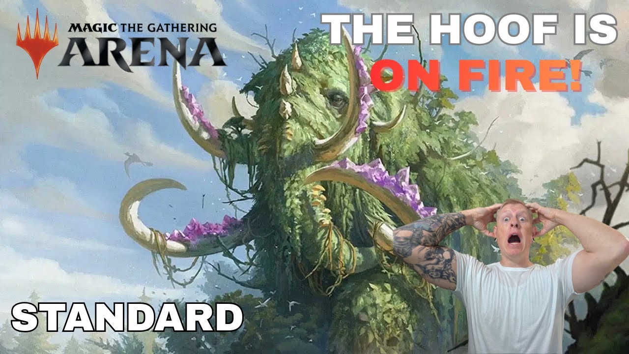 Going OVER THE TOP With Craterhoof Behemoth! | MTG Arena Standard Mono Green
