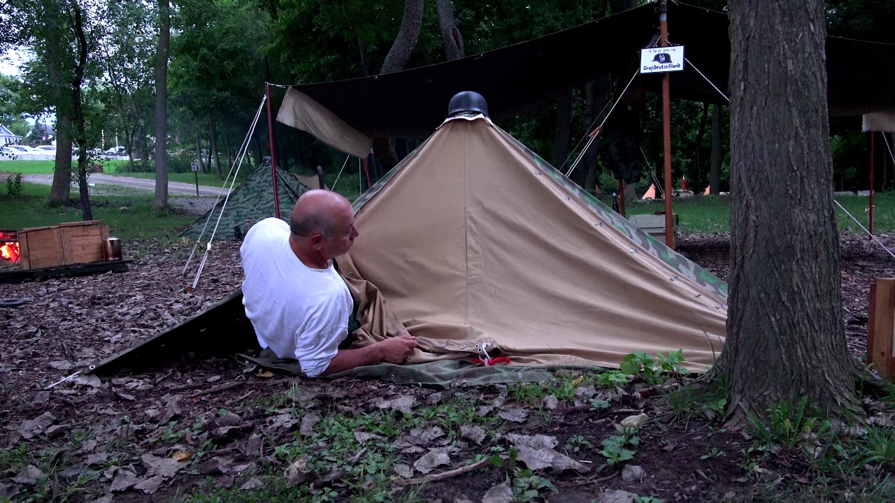 Morning in a WW2 German Army Camp