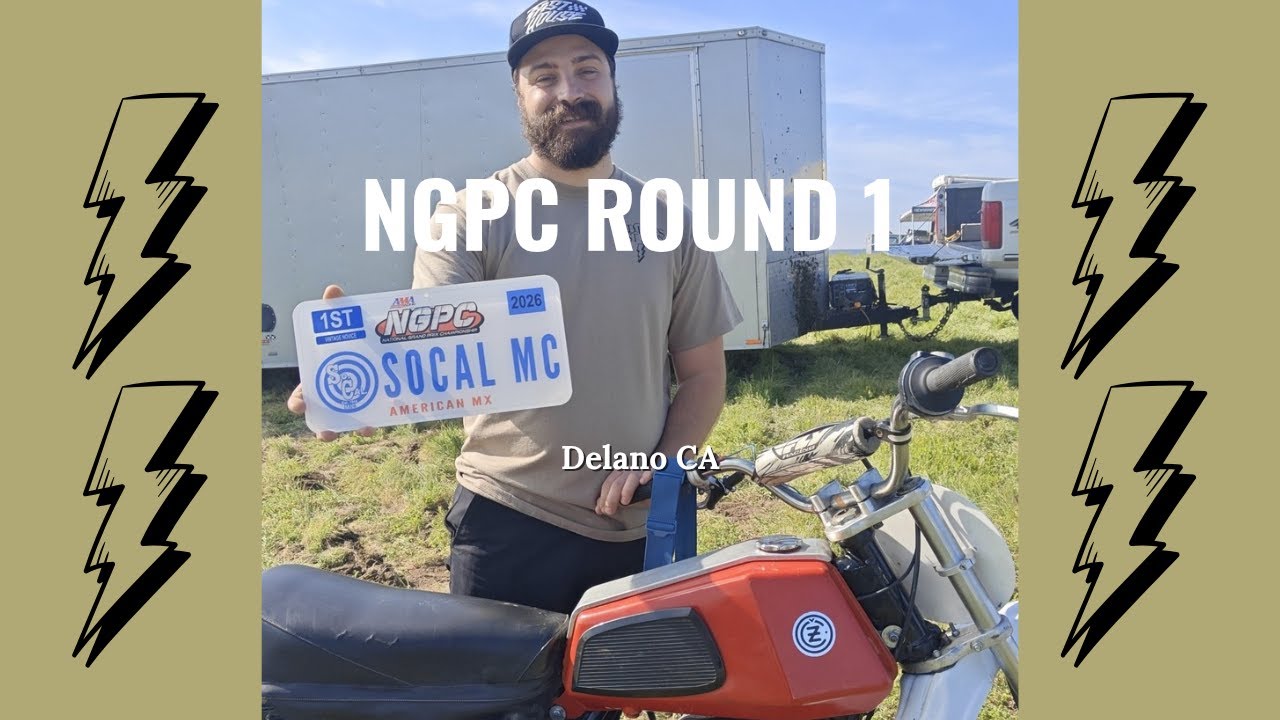 2026 NGPC ROUND 1 Race 3 on a 1973 CZ MX250
