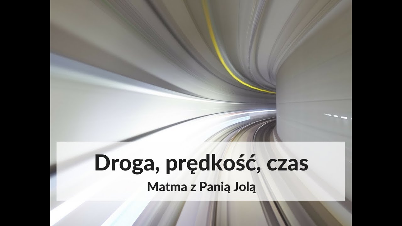 droga, prędkość, czas