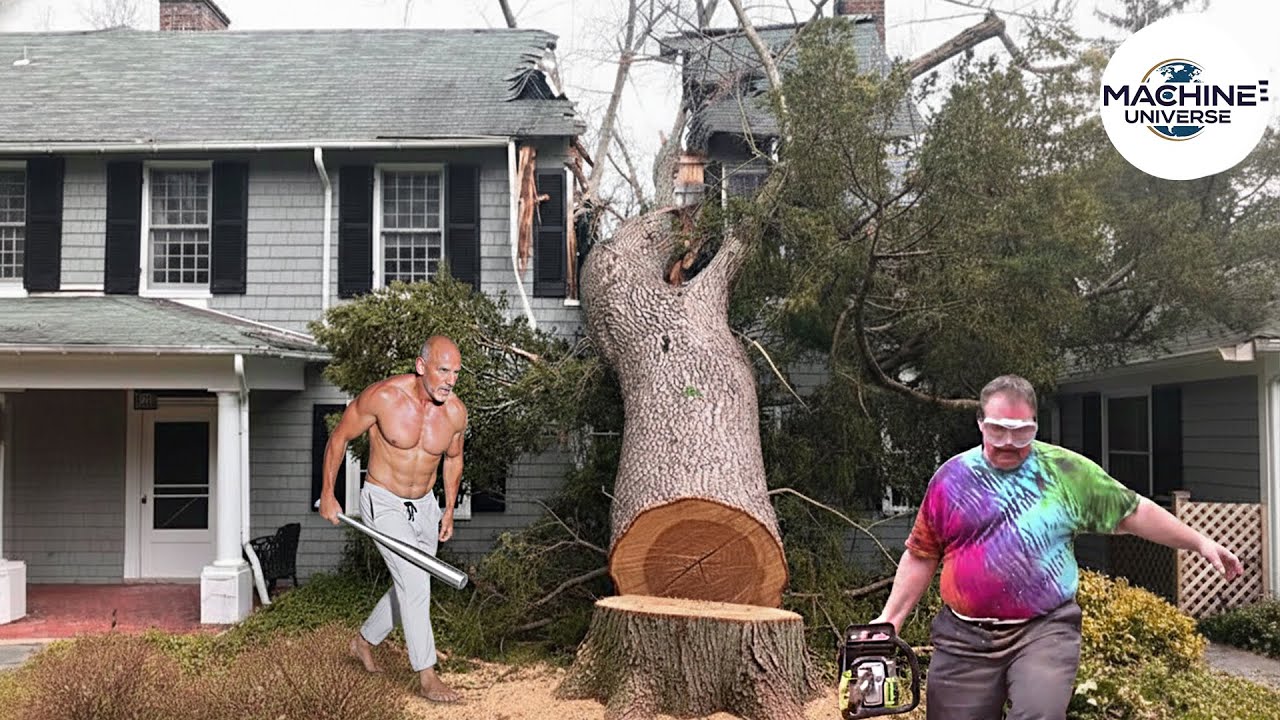 Idiots With Chainsaws: Tree Cutting Fails & Roof Smashes #8