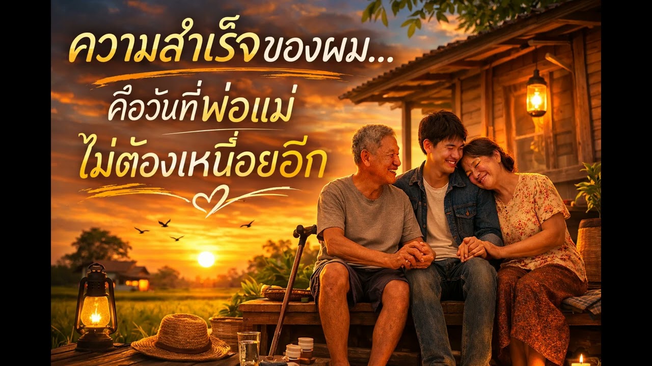 ความสำเร็จของผม…คือวันที่พ่อแม่ไม่ต้องเหนื่อยอีก #คติสอนใจ #สะท้อนสังคม#podcast