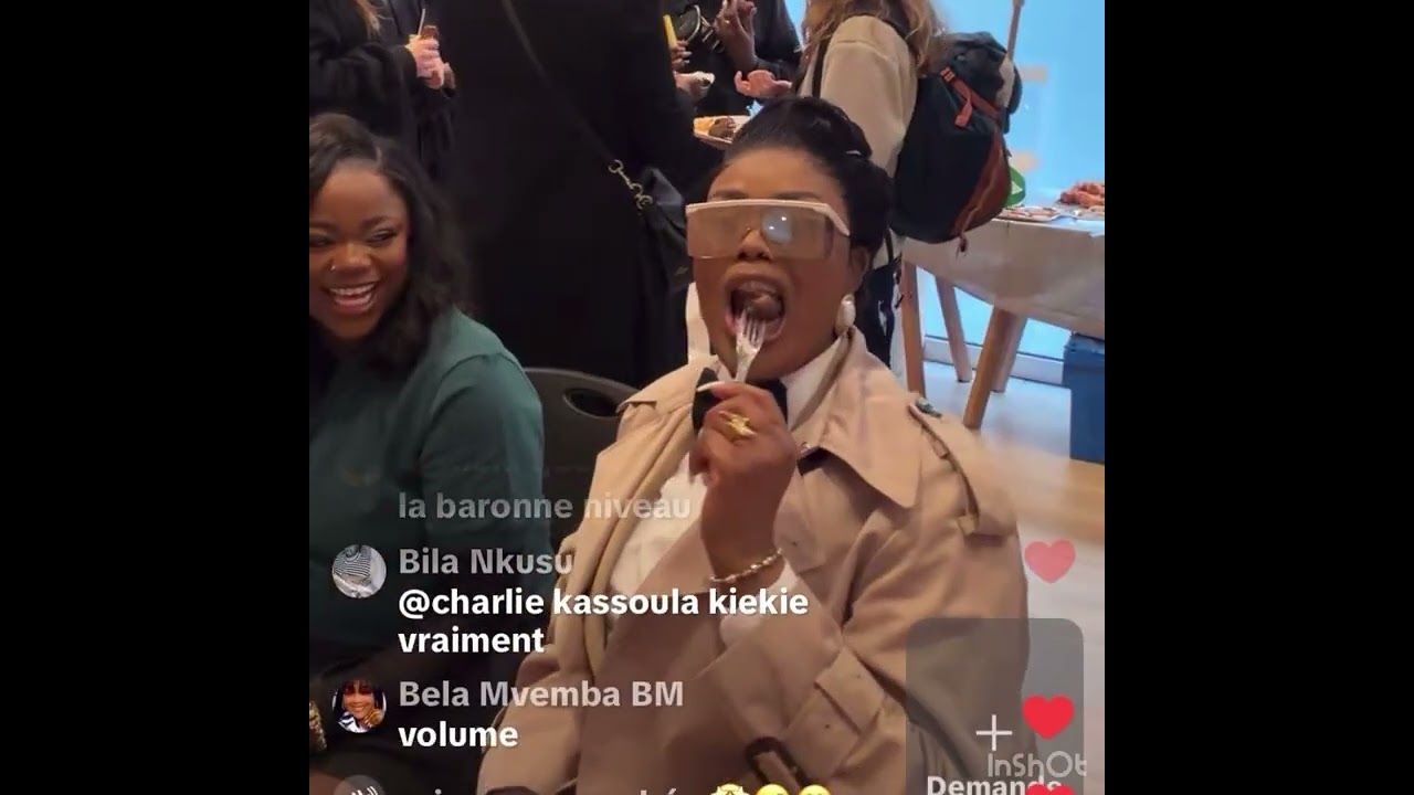 Télé réalité de Carine icône à Paris avec 6X mère eyindieeee 
