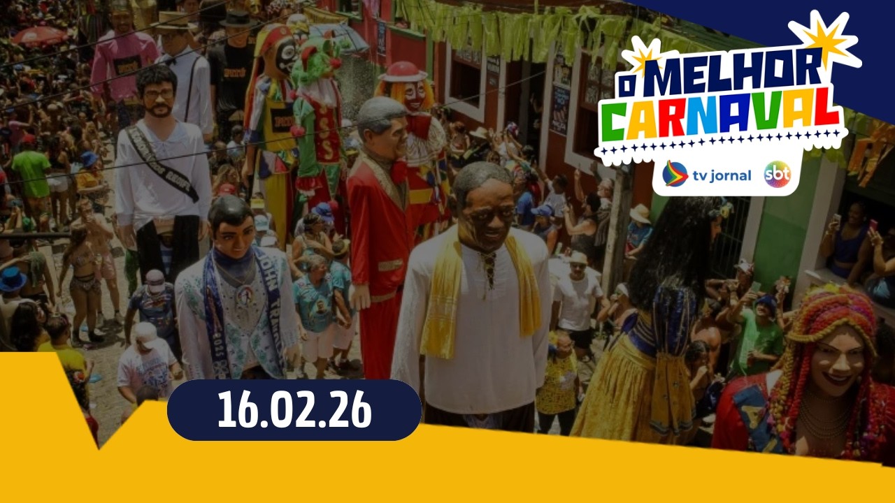 CARNAVAL OLINDA 2026 HOJE AO VIVO na TV JORNAL