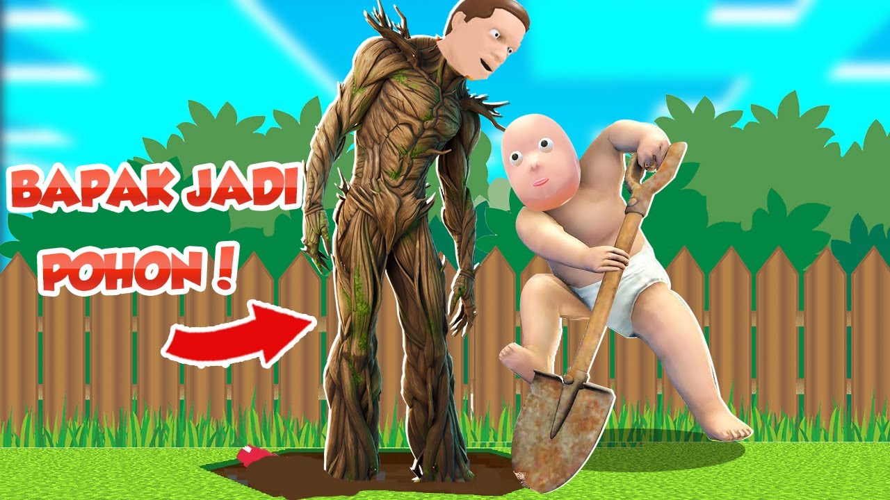ODO MENJADI BAPAK SILUMAN POHON BUAT NGURUSIN BAYI STRESMEN !!!