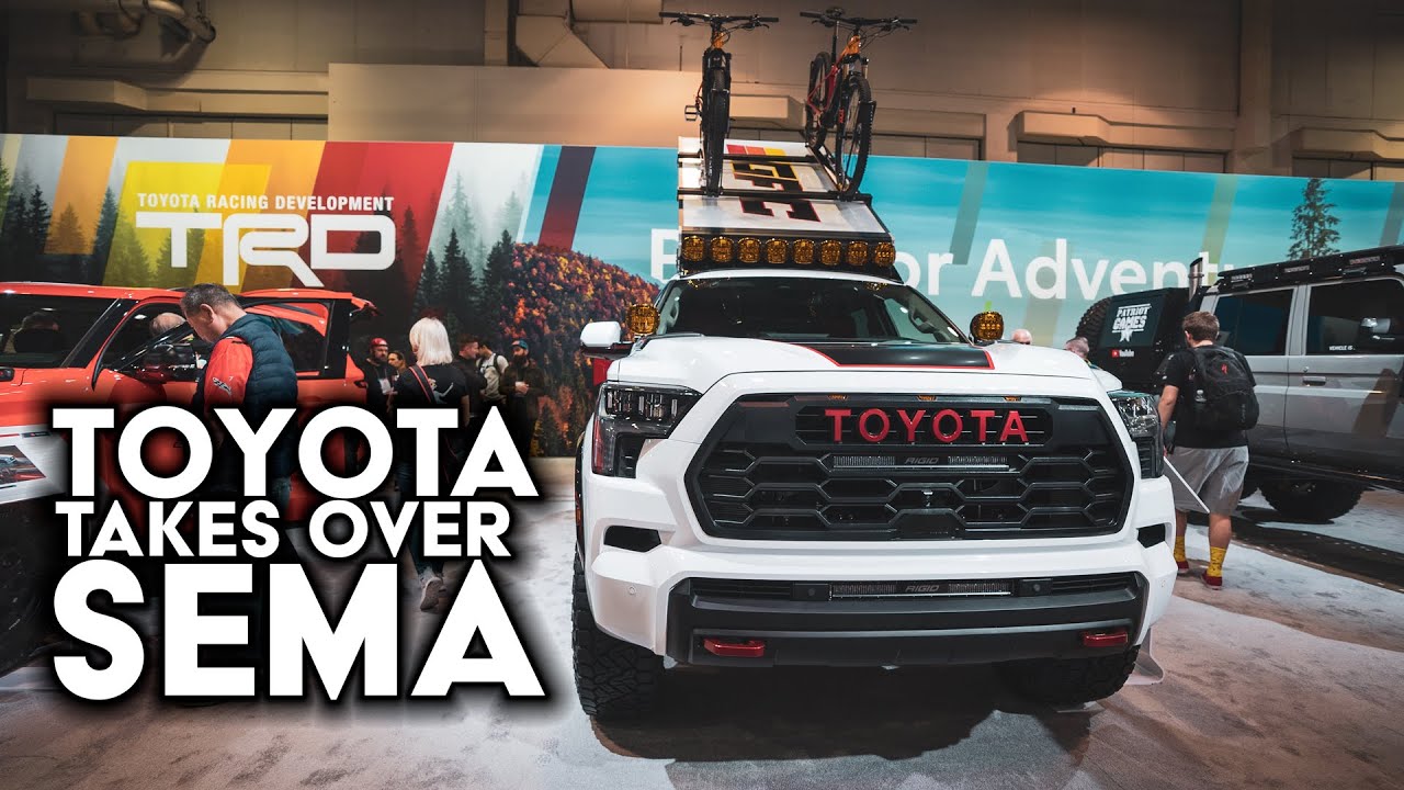 Toyotas Takes OVER SEMA 2022! Toyotas Everywhere (In this Video) - 2023 Sequoias & Tundras