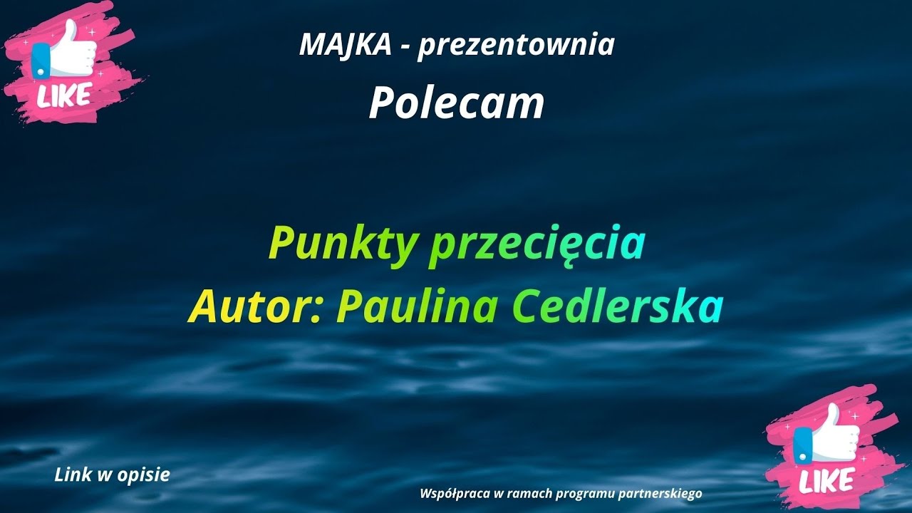Kryminał - Punkty przecięcia Autor: Paulina Cedlerska
