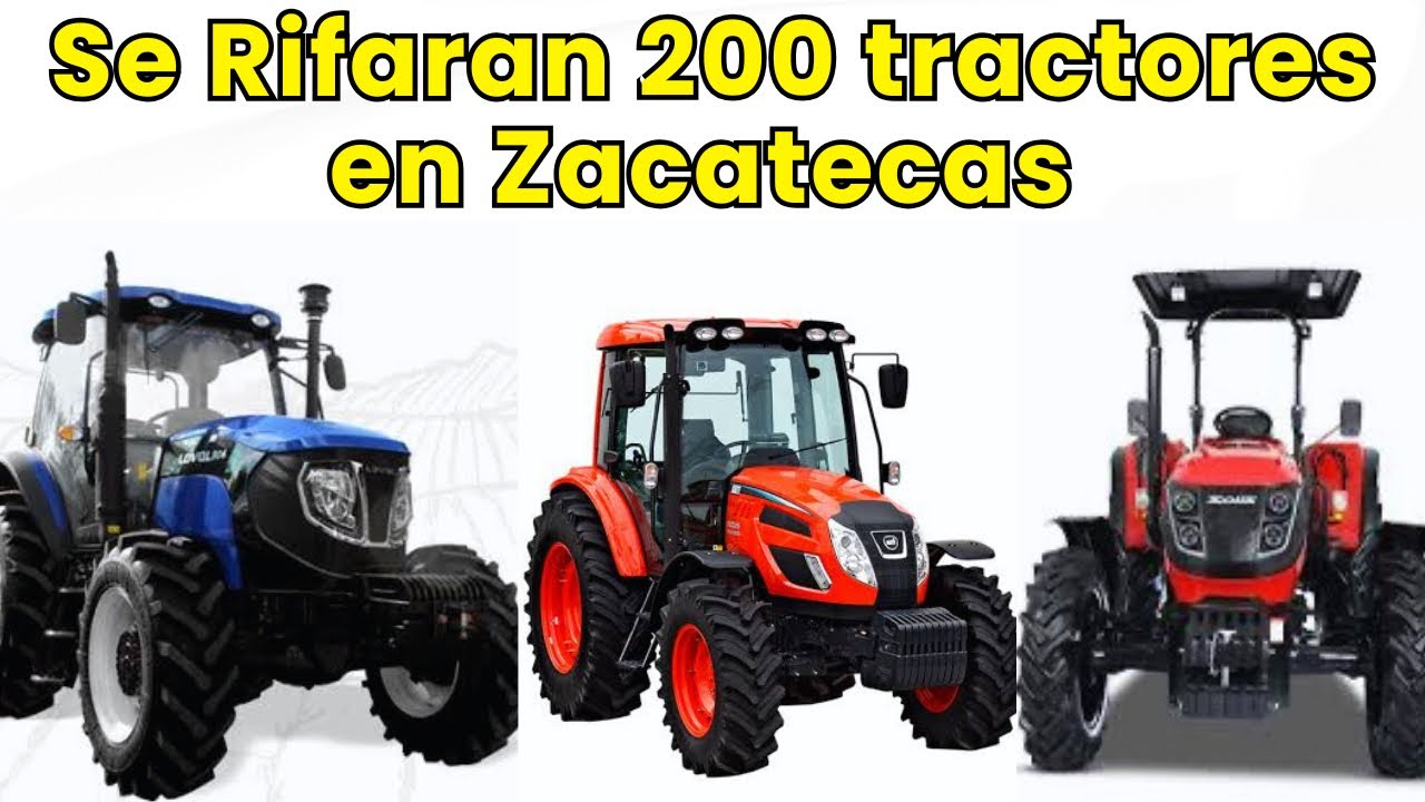 Variedad de tractores y precios en la Expo feria Agropecuaria de Zacatecas 2025