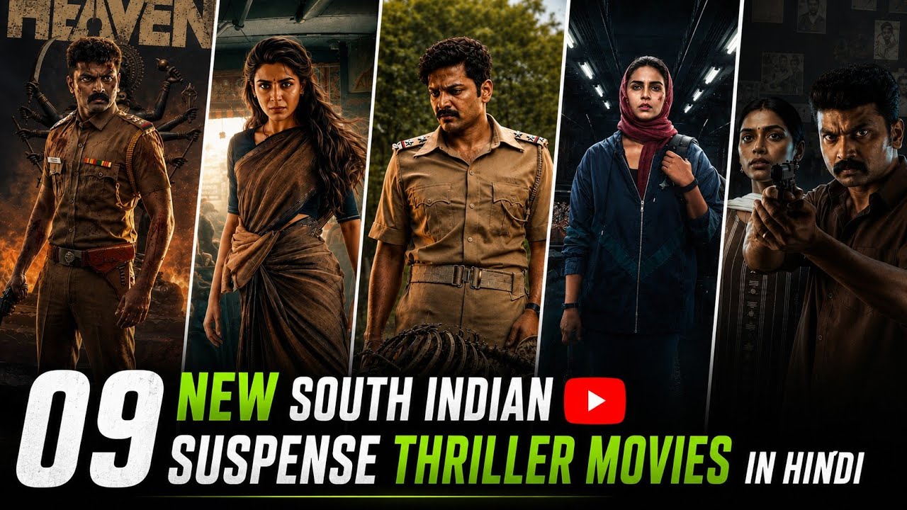 Top 9 Best South Indian Suspense Thriller Movies in Hindi 2026 | South Murder Mystery Movies Hindi