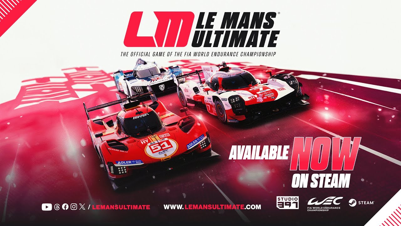 Le Mans Ultimate the Official Video Game of the FIA WEC is Available!