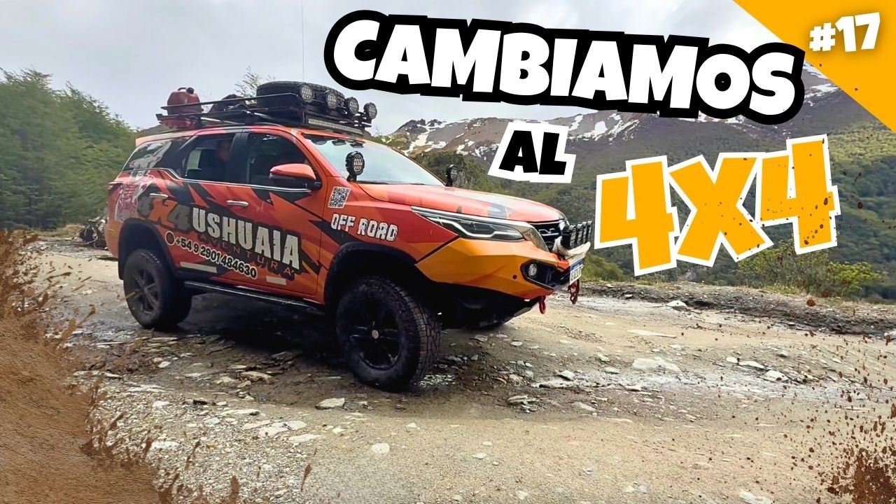 Cap17 Dejamos nuestro Camión CAMPER y pasamos al 4X4 👉 Tour 4x4 Off road por USHUAIA!! 🇦🇷