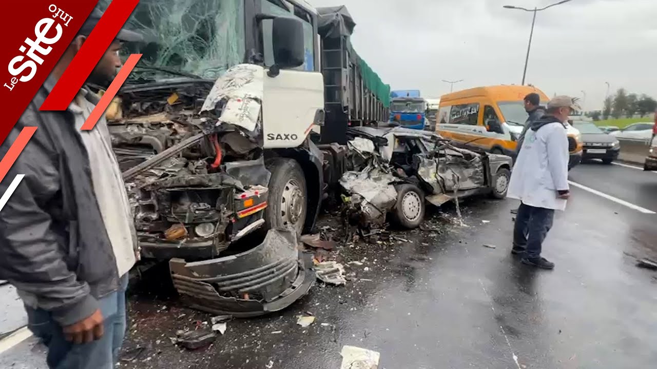 الحادث خلف جريحين.. سيارة تتحول إلى هيكل حديدي إثر اصطدامها بـ 