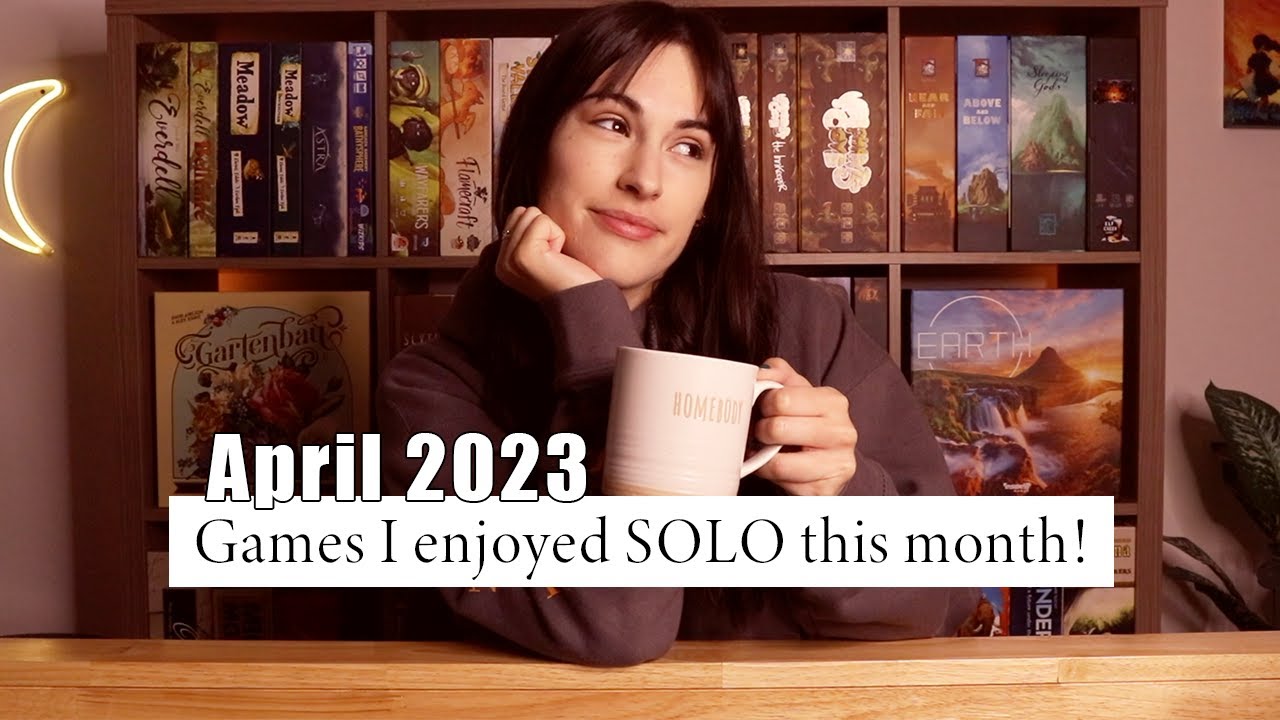 Games I enjoyed solo in April! | NEW TBGG solo challenge game! | SOWING SOLO