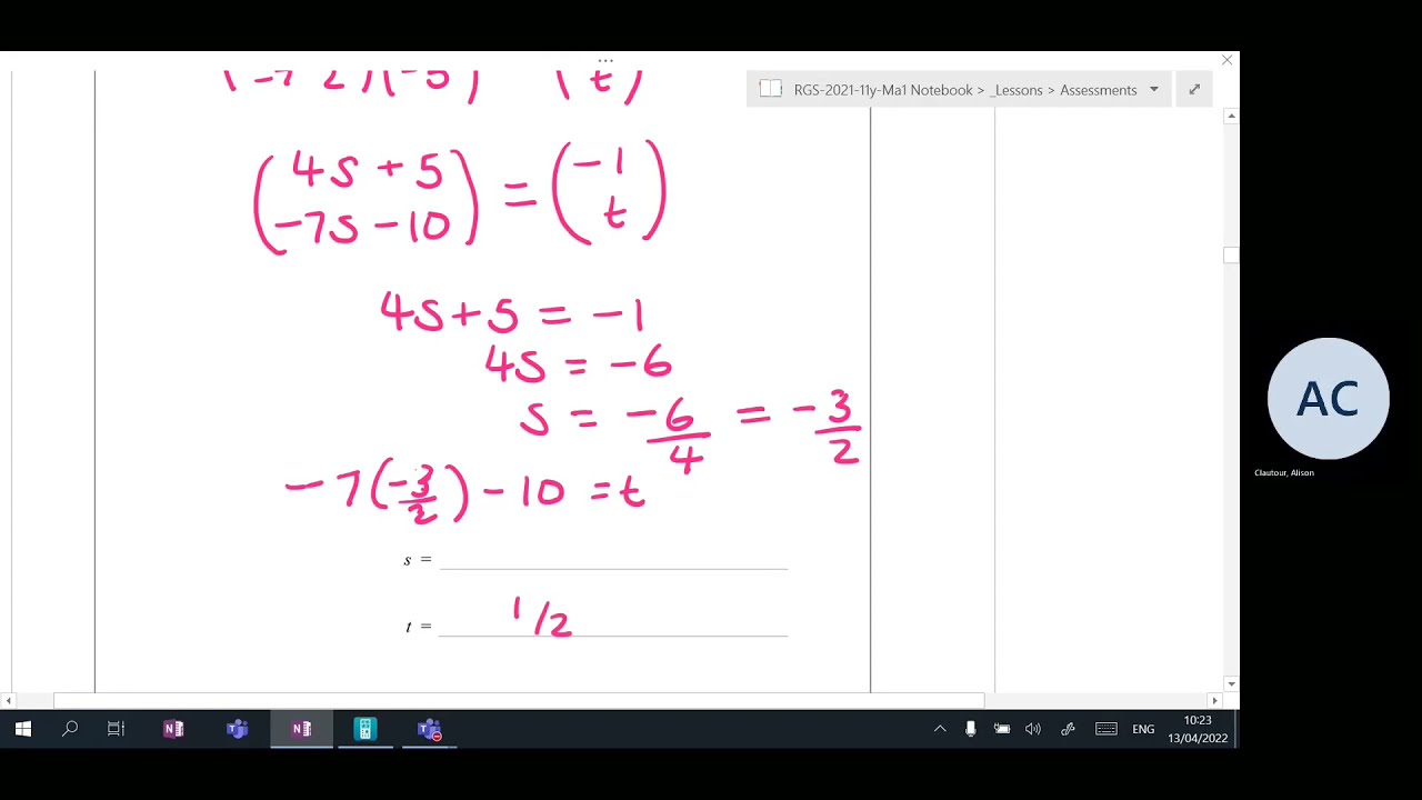 AQA Level 2 Further Maths Specimen 2020 Paper 2 Walkthrough