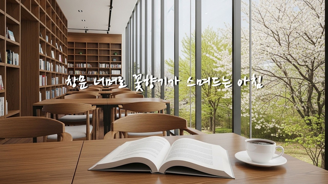 [중간광고없음] 햇살 아래 조용히 피어난 창가의 꽃 같은 음악 | Music Like Flowers Blooming Quietly by the Window