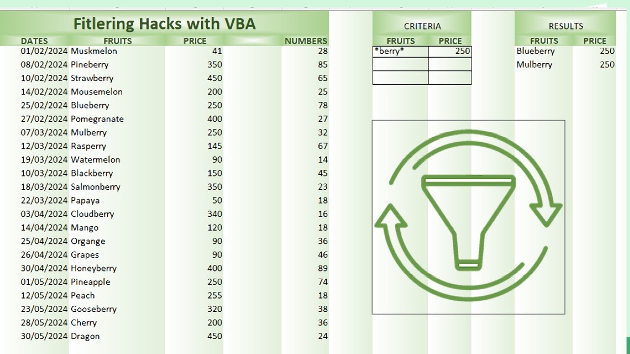 Learn how to become a master at filtering with Excel VBA / Simple Filter to Advanced Filter in excel