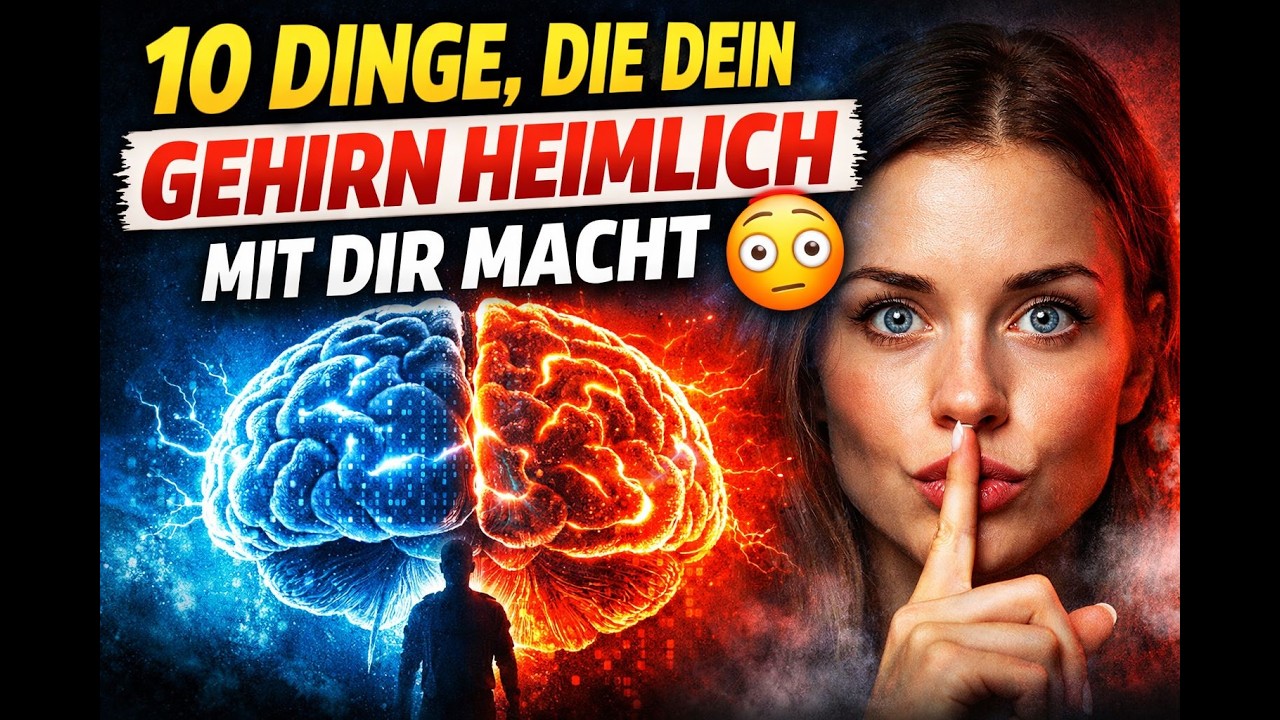 10 Dinge, die dein Gehirn heimlich mit dir macht 😳
