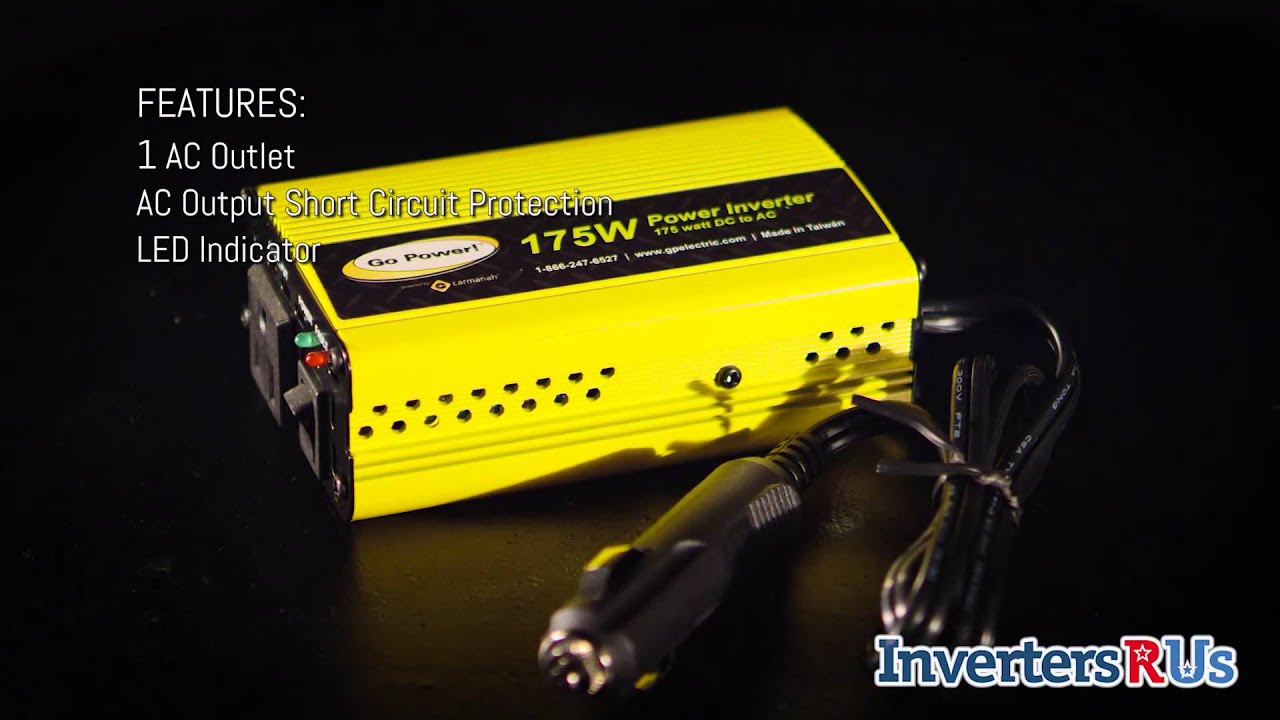 Go Power GP-175 175 Watt Power Inverter