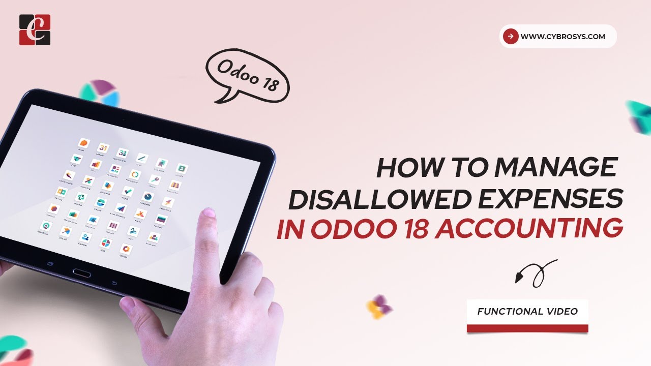 How to Manage Disallowed Expenses in Odoo 18  Accounting  | Odoo 18 Functional Tutorials