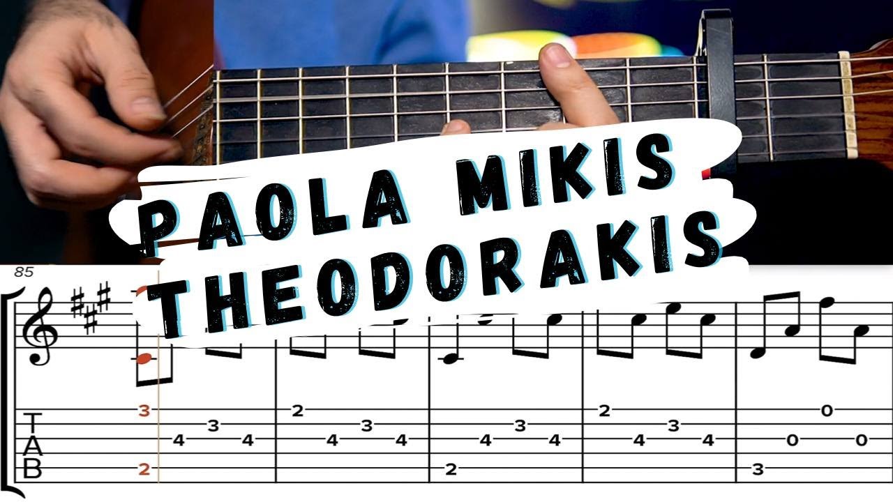 paola 11099 guitar tutorial