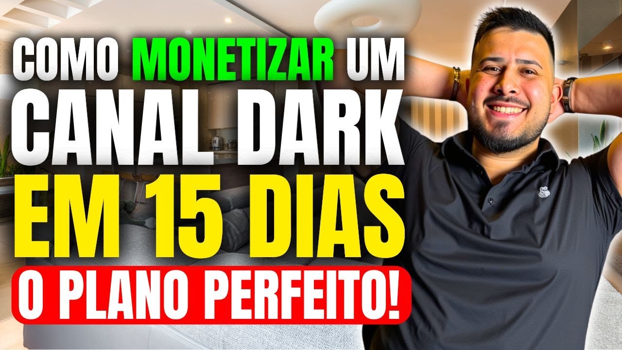O PLANO PERFEITO PARA CRIAR E MONETIZAR UM CANAL DARK R&Aacute;PIDO (COMO GANHAR DINHEIRO NO YOUTUBE)