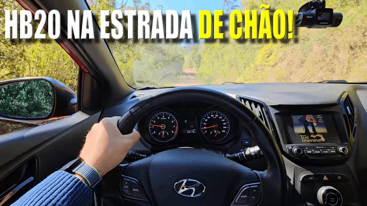 Dirigindo o HB20 em estrada de chão — potência e valentia surpreendem!