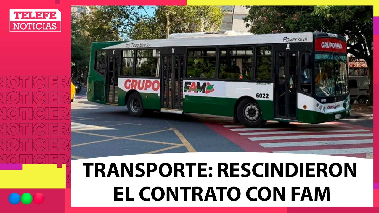 RESCINDEN CONTRATO con la  FAM y seguirá el ESQUEMA DE EMERGENCIA en corredores 2, 5, 7, 600 y 601
