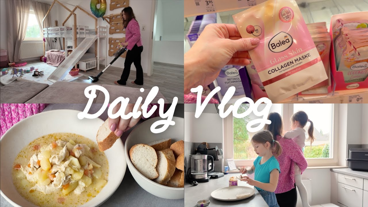Mein Vormittag als Mama 💗| Aufr&auml;umen, Kochen & DM Einkauf | DAILY VLOG 