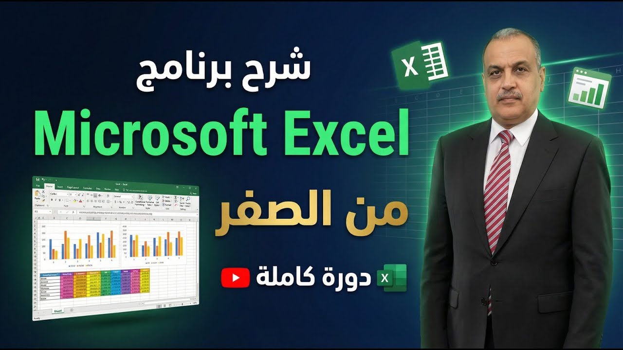 Microsoft Excel for Beginners مجموعة من أهم أوامر ومعادلات ميكروسوفت اكسل