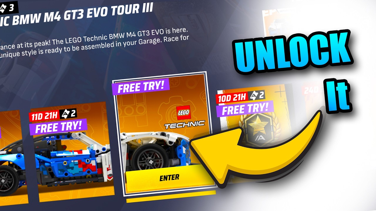 Unlock the BMW LEGO M4 GT3 EVO | Beat The Race Time | Asphalt legends