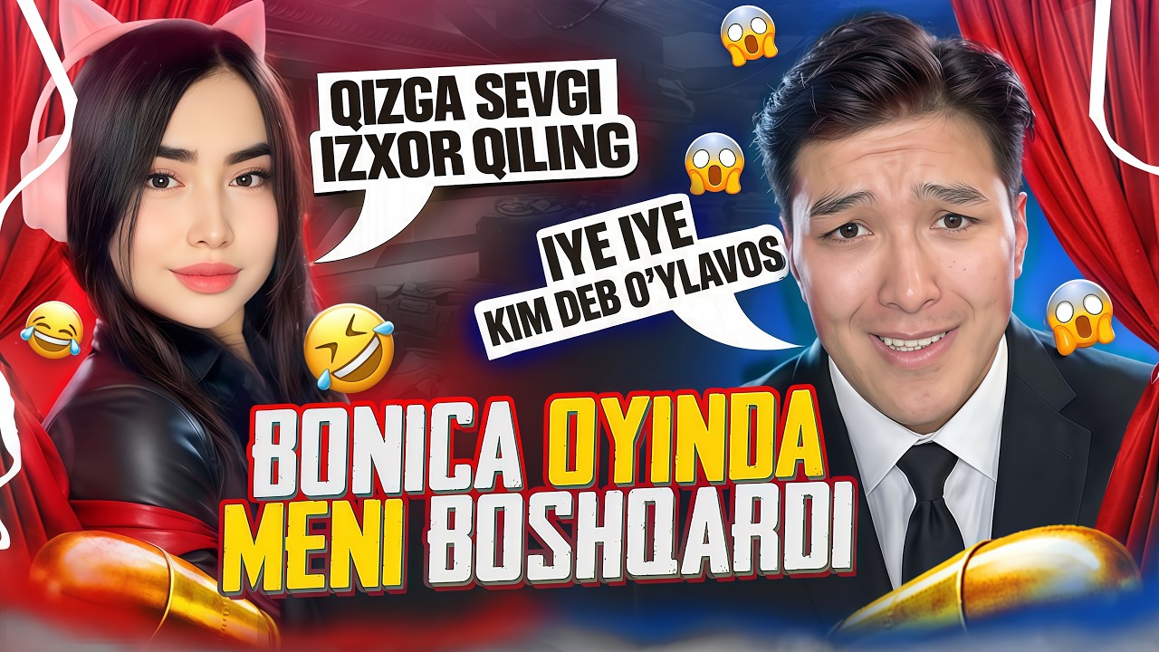 “Bonica oyinda meni boshqardi 😱 QIZGA SEVGI IZXOR QILASZ DEDIMI ? vidioni koring 👀 …