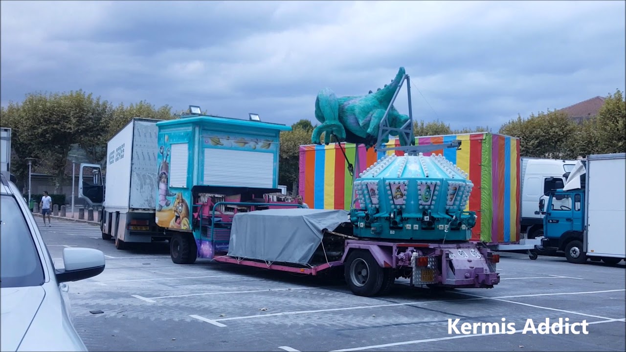 Montage fête foraine de cahors 2018