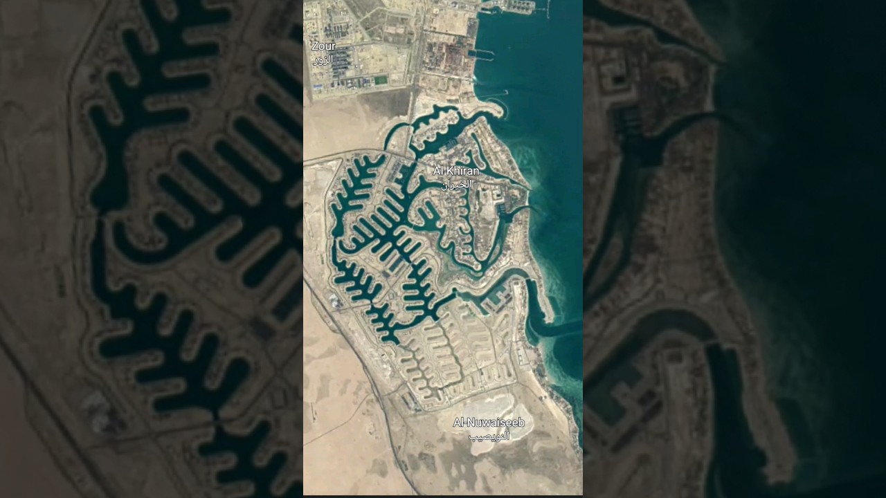 Evolution of Al Khiran, Kuwait #shorts #evolution