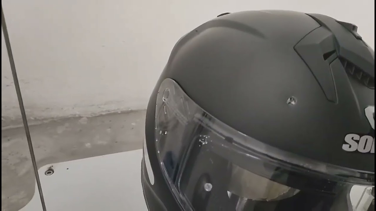 SOMAN Helmet test video