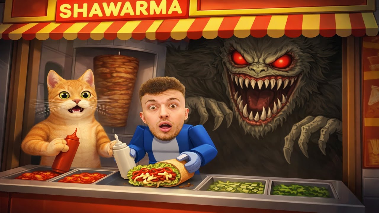 ROBLOX SHAORMA KIOSK MOTANILA SI DRACULASS AU FACUT SHAORMA OTRAVITA LA 3 DIMINEATA! AJUTOOOOOR!!!