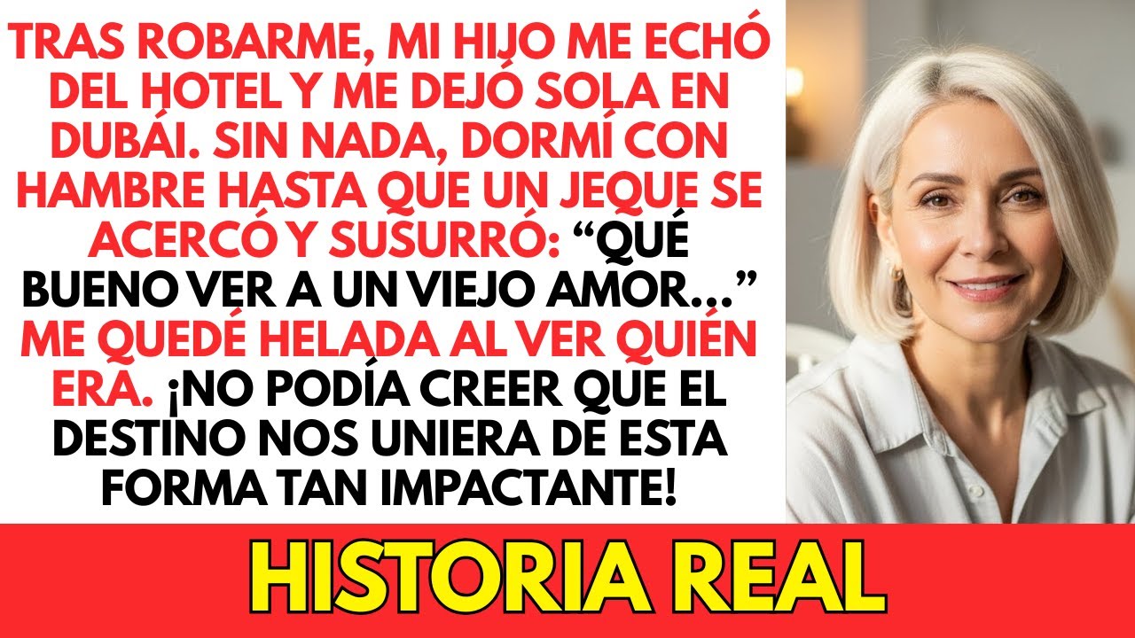 Mi Hijo Me Echó De Un Hotel En Dubái. Quedé Sin Nada Hasta Que Un Jeque Me Reconoció...