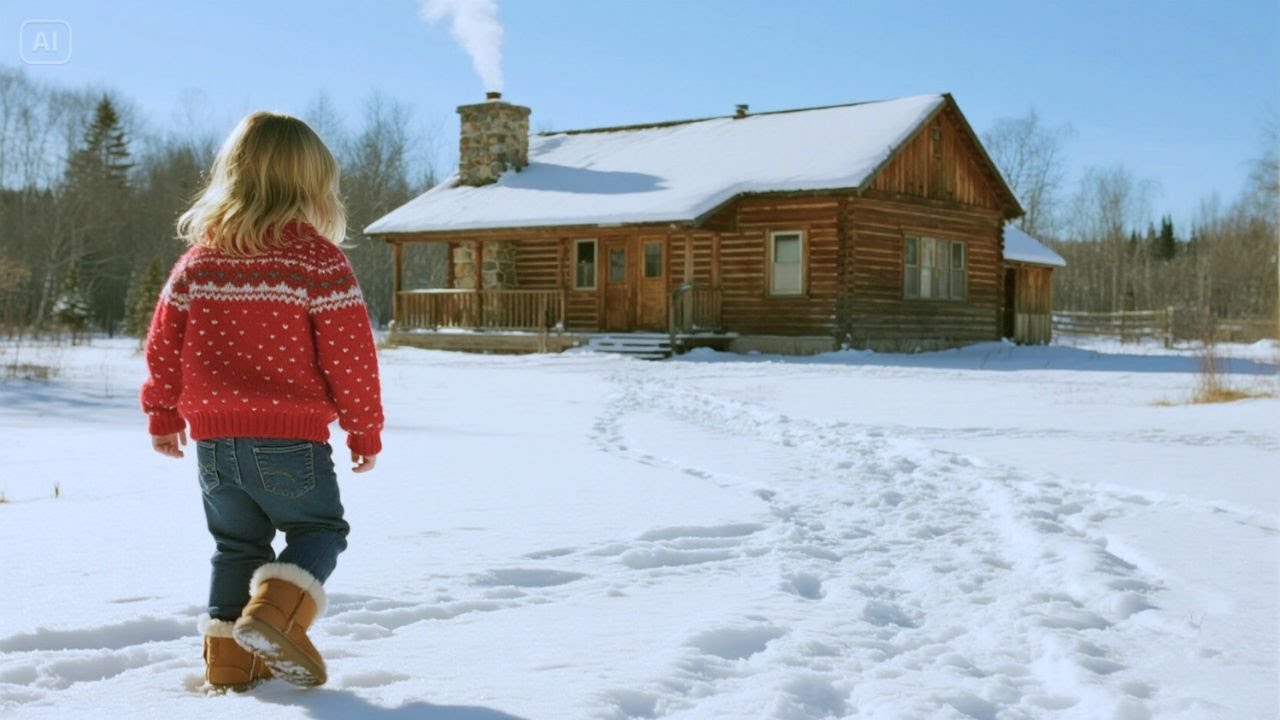 Lost Before New Year, Single Mom Came Across A Cabin Left Unused For Years